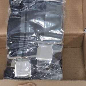 Black and Gray Striped Belt